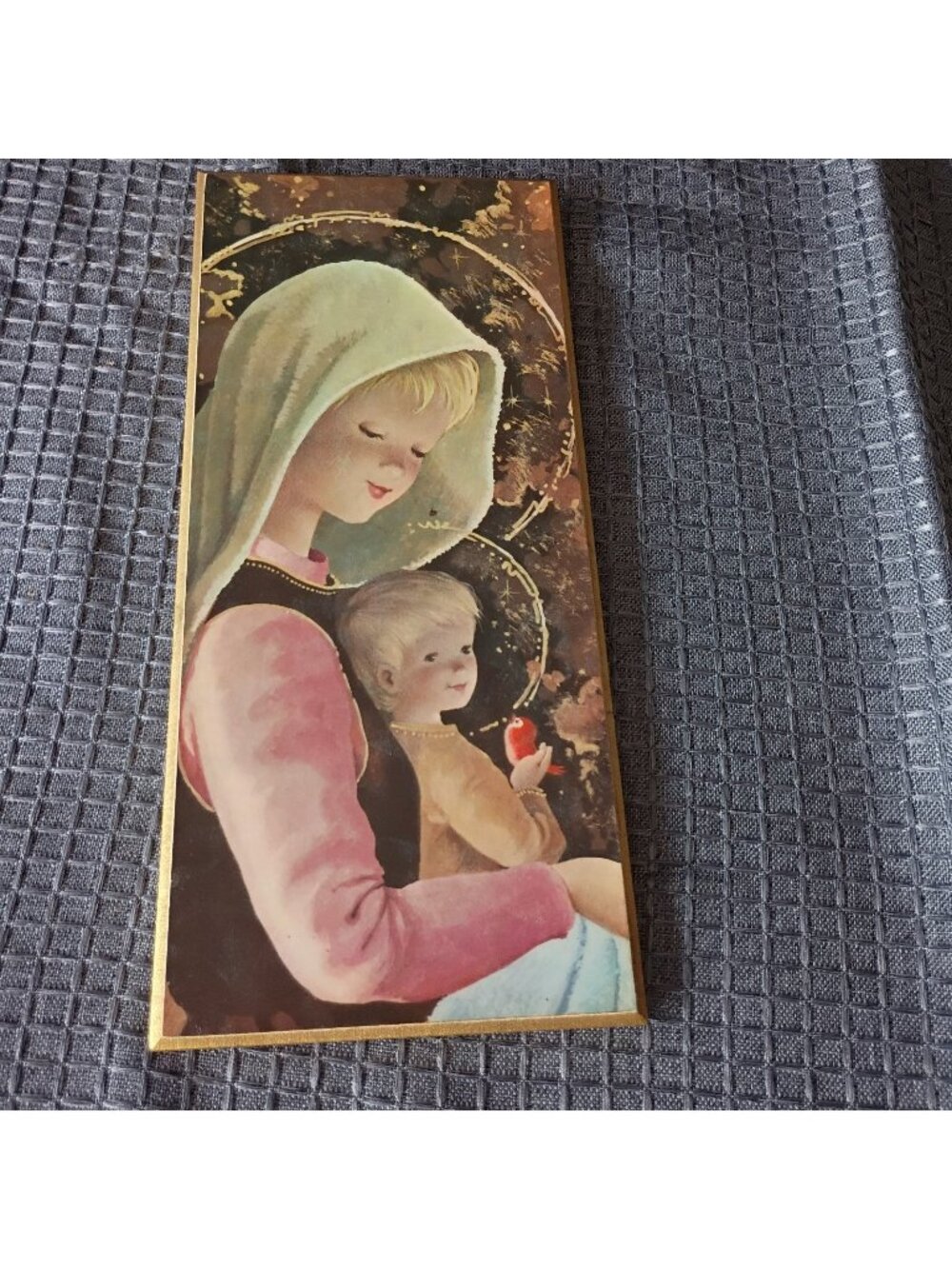 Frame Print Catholic Mary And Jesus